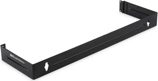 Main image of Cable Matters 1U Hinged 19" Wall Mount Panel Bracket, 22 Lbs Max Load, 1U Rack, 19 Inch Rack, 19-Inch Wall Mount Bracket/WallMount Patch Panel