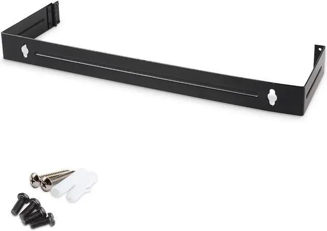 Alt view image 2 of 7 - Cable Matters 1U Hinged 19" Wall Mount Panel Bracket, 22 Lbs Max Load, 1U Rack, 19 Inch Rack, 19-Inch Wall Mount Bracket/WallMount Patch Panel