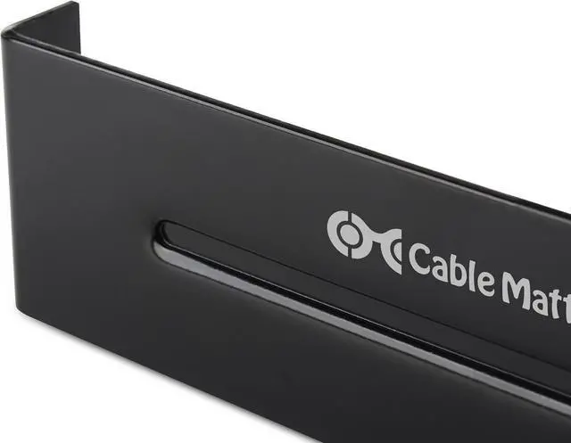 Alt view image 4 of 7 - Cable Matters 1U Hinged 19" Wall Mount Panel Bracket, 22 Lbs Max Load, 1U Rack, 19 Inch Rack, 19-Inch Wall Mount Bracket/WallMount Patch Panel