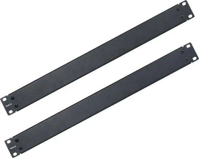Main image of RIVECO 2PCS 1U Blank Panel for Server Racks & Network Cabinets 19" Blind Plate Black