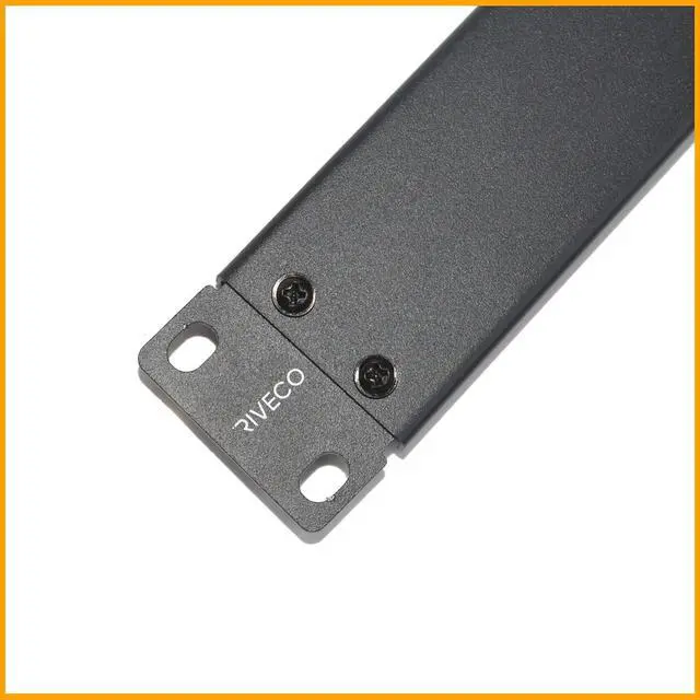 Alt view image 2 of 6 - RIVECO 2PCS 1U Blank Panel for Server Racks & Network Cabinets 19" Blind Plate Black