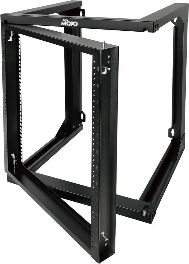 Main image of 12U Wall Mount Rack, Server Rack,Open Frame Server Rack,Network Rack for 19inch Computer/AV/Data/IT/Media Equipment,18inch Depth,16inch Apart Mounting Holes,Swing Gate,Square and Tapped Holes