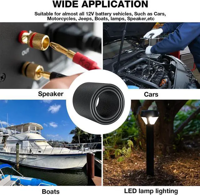 Alt view image 6 of 7 - 16 Gauge Electrical Wire 30FT, 16/3 Stranded Low Voltage Landscape Lighting Wire, Outdoor Direct Burial Waterproof Oil-Proof UV Resistant PVC Jacket Cable for LED Lamp Lighting Automotive Speaker