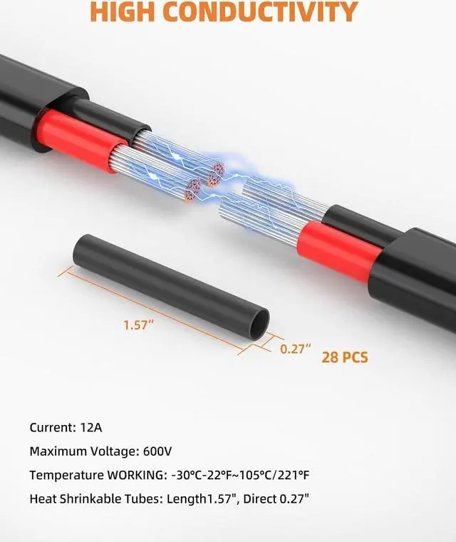 Alt view image 3 of 7 - 16 Gauge Wire, 16 AWG Wire 2 Conductor Electrical Wire, Flexible/12V Low Voltage/Oxygen-Free Tinned Copper Stranded PVC Cord, 16/2 Wire for Automotive Marine LED Strips Lighting (50FT-15.25M)