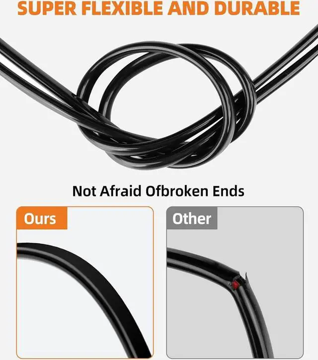 Alt view image 4 of 7 - 16 Gauge Wire, 16 AWG Wire 2 Conductor Electrical Wire, Flexible/12V Low Voltage/Oxygen-Free Tinned Copper Stranded PVC Cord, 16/2 Wire for Automotive Marine LED Strips Lighting (50FT-15.25M)