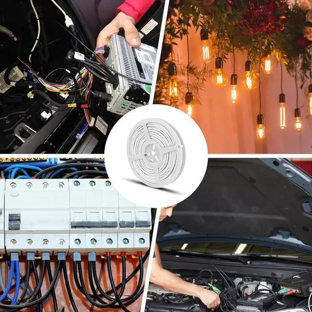 Alt view image 6 of 7 - 22 Gauge Electrical Wire 3 Conductor, 50FT 22 AWG Stranded Low Voltage LED Cable, 22/3 Tinned Copper Hookup Wire, Insulated 3 Wire Cable, Flexible Power Wire for LED Lamp Lighting Strip Automotive