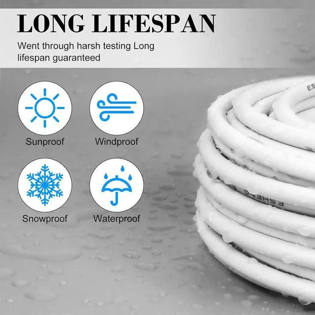 Alt view image 7 of 7 - 22 Gauge Electrical Wire 3 Conductor, 50FT 22 AWG Stranded Low Voltage LED Cable, 22/3 Tinned Copper Hookup Wire, Insulated 3 Wire Cable, Flexible Power Wire for LED Lamp Lighting Strip Automotive