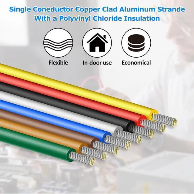 Alt view image 3 of 7 - 18 AWG Stranded Wire Spool, 25ft Each 8 Colors 18 Gauge Silicone Electrical Wire, Tinned Copper Wire, Flexible Silicone Hook up Wire Kit, Hookup Wire Kit for Automotive & DIY