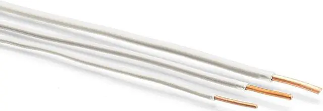 Alt view image 7 of 7 - THE CIMPLE CO 25 Feet (7.5 Meter) - Insulated Solid Copper THHN/THWN Wire - 14 AWG, Wire is Made in The USA, Residential, Commerical, Industrial, Grounding, Electrical Rated for 600 Volts - in White