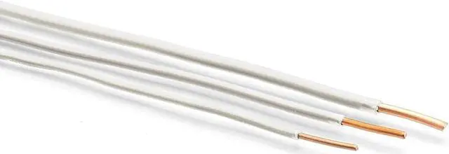 Alt view image 7 of 7 - THE CIMPLE CO 10 Feet (3 Meter) - Insulated Solid Copper THHN/THWN Wire - 12 AWG, Wire is Made in The USA, Residential, Commerical, Industrial, Grounding, Electrical Rated for 600 Volts - in White