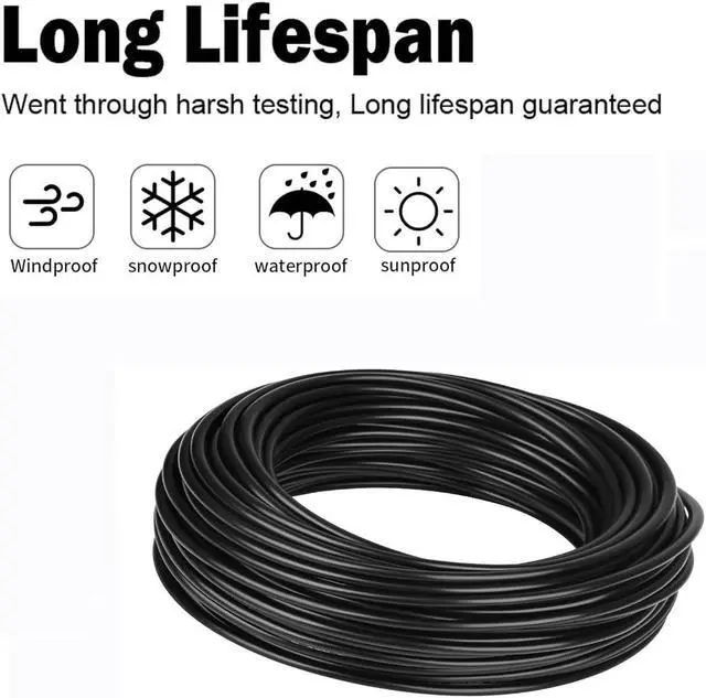 Alt view image 4 of 6 - 18 Gauge 3 Conductors Premium Electrical Wire 18 AWG Electrical Wire Stranded PVC Cord Copper Cable Flexible Low Voltage LED Cable Lamps Lighting Automotive (18AWG-3C, 30Ft)