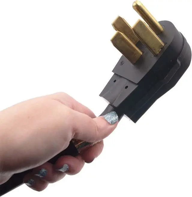 Alt view image 4 of 7 - Supplying Demand 4 Foot Range Electrical Power Cord 4 Prong Wire 40 Amp 250 Volt