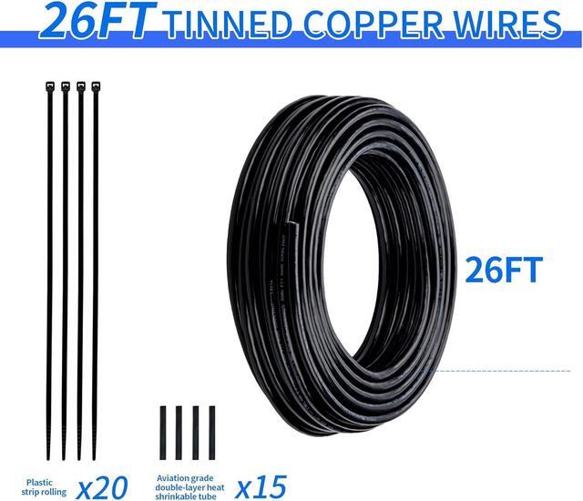 Alt view image 3 of 6 - 20 Gauge 6 Conductor Electrical Wire 20 AWG 6 Wire Oxygen-Free Copper PVC Stranded 26FT 20/6 Wire for LED Lighting Outdoor Low Voltage Extension Cable Automotive Etc (20AWG-6C, 26FT)