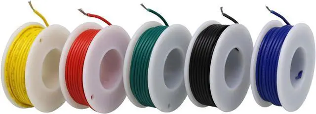 Alt view image 4 of 5 - 28 AWG Tinned Copper Wire Electric Wire kit 28 Gauge Hook Up Wire 300V Cables Electronic Stranded Wire Cable Industries Electrics DIY box1