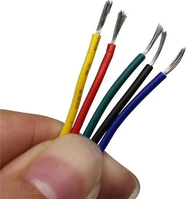 Alt view image 5 of 5 - 28 AWG Tinned Copper Wire Electric Wire kit 28 Gauge Hook Up Wire 300V Cables Electronic Stranded Wire Cable Industries Electrics DIY box1