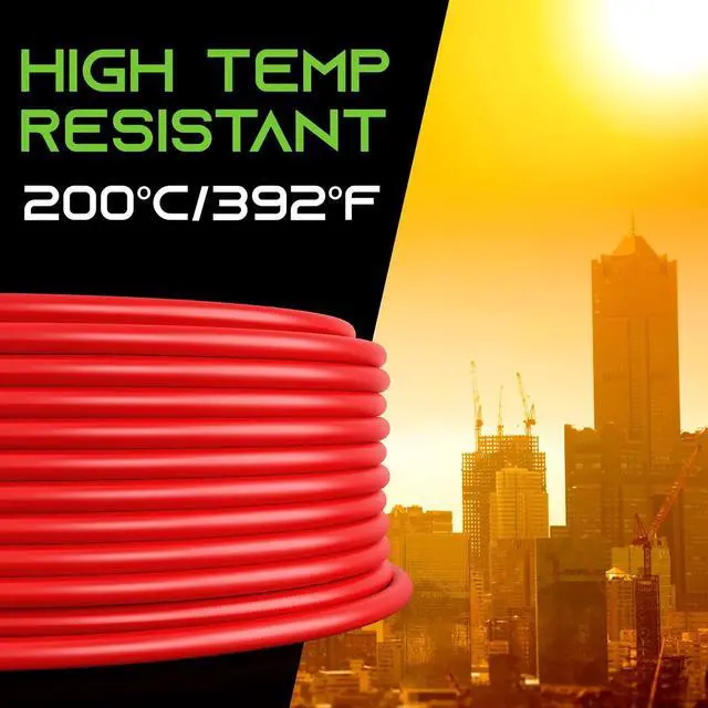 Alt view image 4 of 7 - GearIT 12 Gauge Silicone Wire 600V (Red - 50 Feet) 12AWG Tinned OFC Oxygen Free Copper Stranded Soft Flexible Wires for Primary, Electrical, Car/Auto, Trailer, Amp - 12ga 50ft