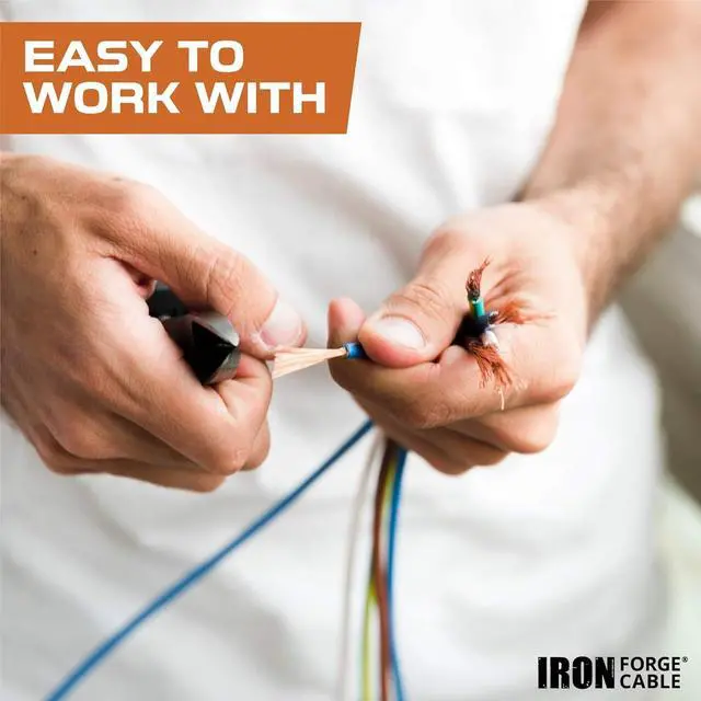 Alt view image 4 of 6 - Iron Forge Cable 14 Gauge Primary Automotive Wire - 4 Roll Assortment Pack - 100 Ft of Copper Clad Aluminum Wire per Roll