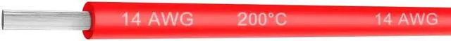 Main image of uxcell a16051300ux0048 10M 32.8Ft 14AWG 30KV Electric Copper Core Flexible Silicone Wire Cable Red