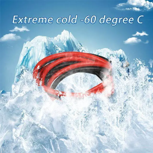 Alt view image 4 of 7 - BNTECHGO 8 Gauge Silicone Wire 5 ft Red and 5 ft Black Flexible 8 AWG Stranded Tinned Copper Wire