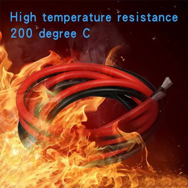 Alt view image 5 of 7 - BNTECHGO 8 Gauge Silicone Wire 5 ft Red and 5 ft Black Flexible 8 AWG Stranded Tinned Copper Wire