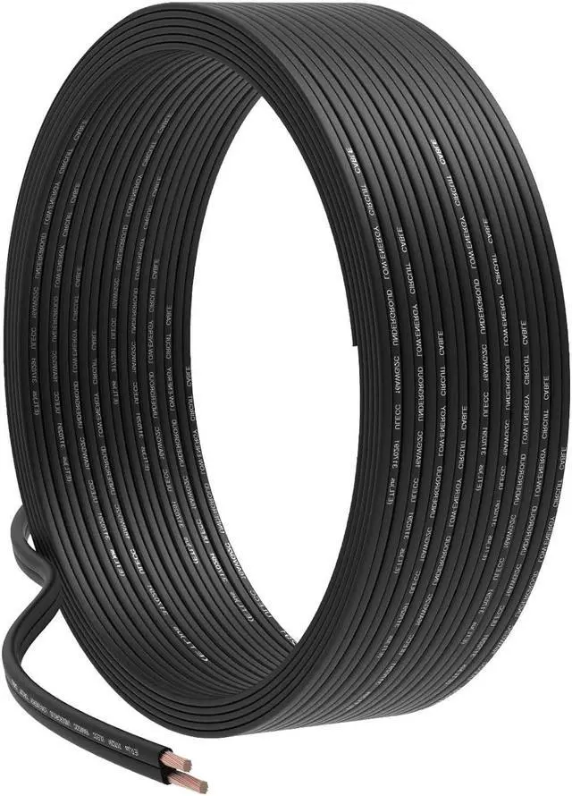 Main image of 12/2 Low Voltage Landscape Lighting Wire, Outdoor Direct Burial Cable, 12 Gauge 2 Conductor, 250 Feet
