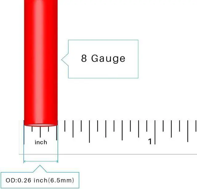 Alt view image 3 of 7 - BNTECHGO 8 Gauge Silicone Wire 5 ft Red and 5 ft Black Flexible 8 AWG Stranded Tinned Copper Wire