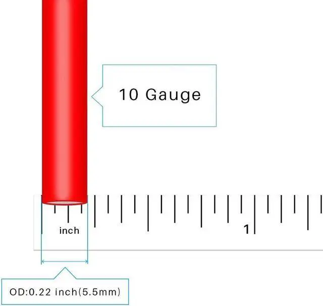 Alt view image 2 of 7 - BNTECHGO 10 Gauge Silicone Wire Red 20 ft Ultra Flexible 10 AWG Stranded Tinned Copper Wire