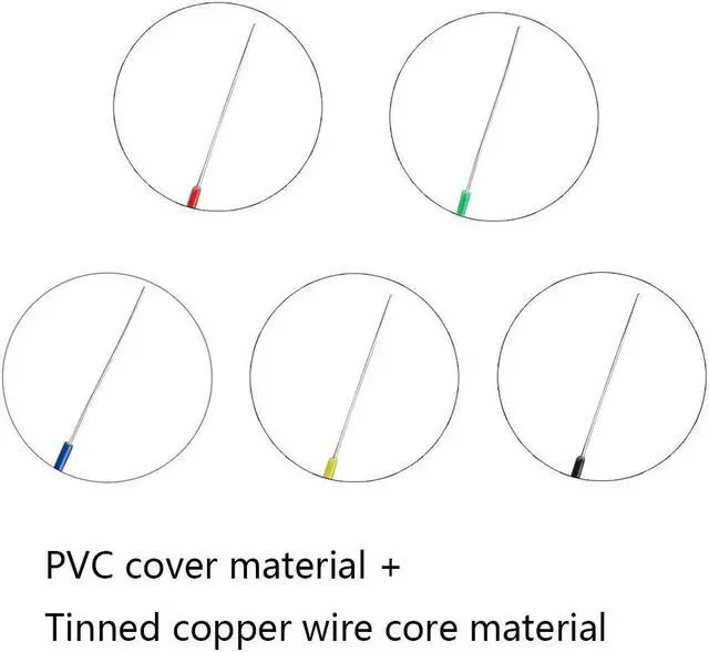 Alt view image 6 of 7 - 5pcs 164ft Copper Hookup Wire Kit Wrapping 30AWG Cable Jumper Wire Solid Core Tinned Copper Wrapping Wire 5 Color