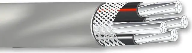 Main image of NASSAU ELECTRICAL SUPPLY 100' Nassau 4-4-4-6 SER Aluminum Service Entrance Cable