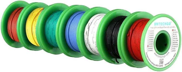 Alt view image 2 of 5 - BNTECHGO 26 Gauge Silicone Wire Kit 7 Color Each 100 ft Flexible 26 AWG Stranded Tinned Copper Wire