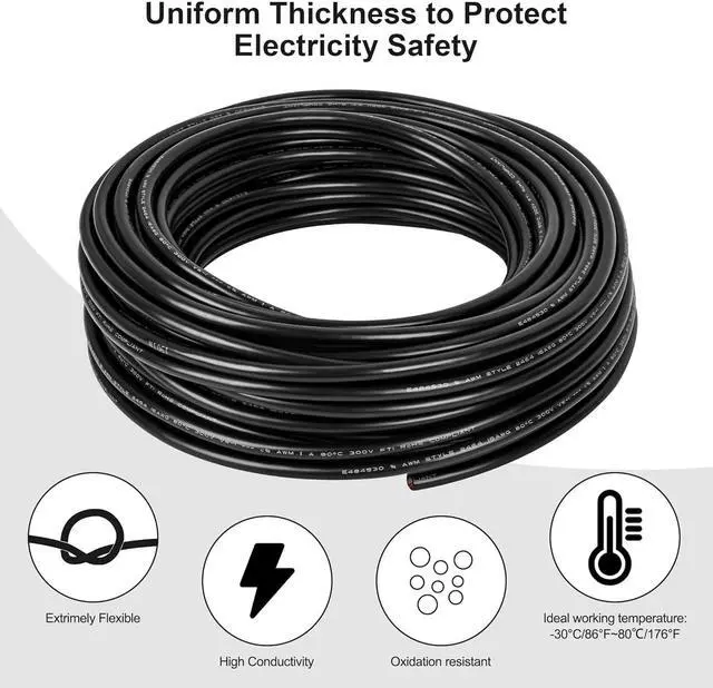 Alt view image 4 of 7 - 18 Gauge Wire 3 Conductor,18 AWG Electrical Wire Stranded PVC Cord Oxygen-Free Copper Cable,50FT 3 Core Pure Copper Flexible Cable Wire for LED Lamp Lighting Strips Automotive (50FT, 18AWG-3C)