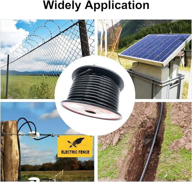 Alt view image 4 of 7 - Electric Fence Double Insulated Underground Hard Cable (82Ft, 16 Gauge)