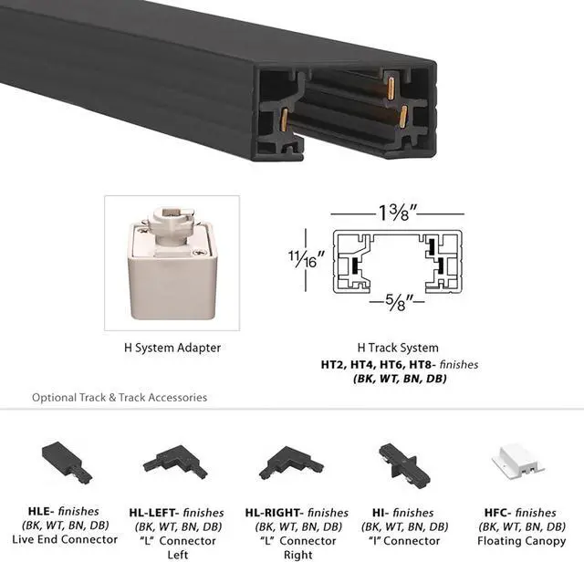 Alt view image 2 of 2 - WAC Lighting 120V to 300V Rated 3-Wire SVT Power Cord with Ground Plug-in and Open Splice End to Power Track Systems 15FT in White