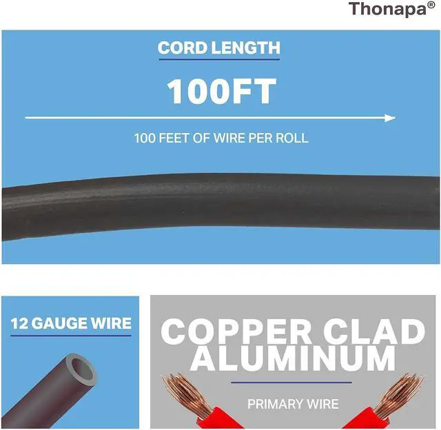 Alt view image 2 of 5 - 12 Gauge Primary Wire - 4 Roll Copper Clad Aluminum Assorted Colors - 100 Ft of Wire per Roll
