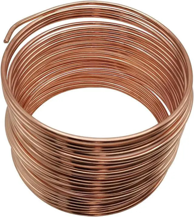 Alt view image 4 of 4 - Soft ANNEALED Ground Wire Copper Bonded Grounding Conductor 4 AWG 50 FEET Copper Clad Steel Cables Electronic Wire Cable Electrics DIY (4 AWG 50 FEET, Copper Bonded)