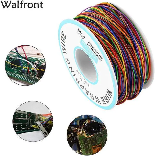 Alt view image 4 of 7 - Copper Wire Wire-Wrapping 30AWG 8-Wire Colored Insulation Test Wrapping Cable P/N B-30-1000 250M PCB Solder Tinned Copper Solid Cable 80