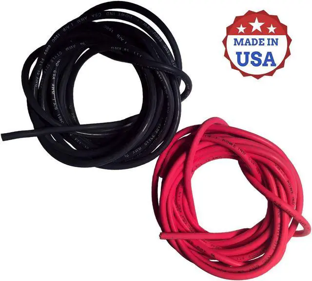Alt view image 6 of 7 - 30 ft 10 Gauge High Temperature Wire 150 Degrees C Rated. UL and CSA Rated Silicone Rubber Insulated Cable Black and Red 15 ft of Each Color, Made in USA (30FT 10g Silicone Wire)