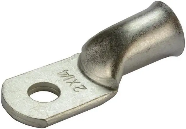 Alt view image 3 of 7 - TEMCO 25 Pack Tinned Copper Welding Battery Cable Ends, Lugs Terminal 2 AWG 1/4" Hole - Marine Grade (6 AWG to 1/0 AWG Options Available)