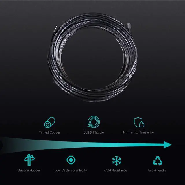 Alt view image 3 of 7 - Malibu 16/2 Low Voltage Landscape Lighting Wire 2 Pack 50 feet 16 AWG Outdoor Electrical Cable for Garden Lights 9920-0050-162