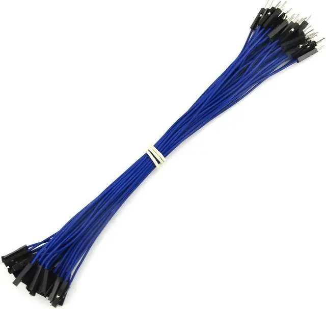Alt view image 6 of 6 - 150Pcs 5 Colors 1Pin 2.54mm Female to Male Breadboard Jumper Wire PVC Soldering Brushless Motor Double-end Tinning Connector Cable(PCB Jump Circuit Board Cable Wire Set) 200mm