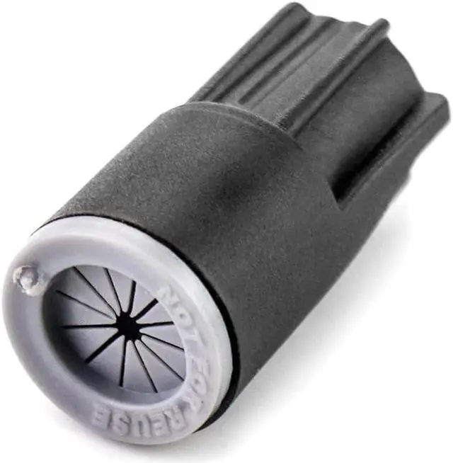 Alt view image 3 of 7 - QWORK Waterproof PVC Connectors, 100 Pcs Wire Connector Electrical Nuts Caps for Low Voltage Landscape and Outdoor Wires - Compatible with Multiple Wire Gauges