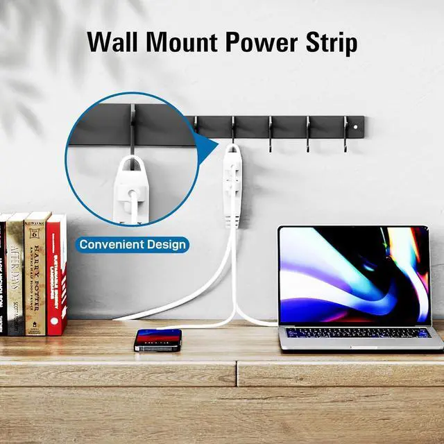 Alt view image 4 of 7 - 25-Feet 3 Outlet Extension Cord, Kasonic UL Listed, 16/3 SJTW 3-Wire Grounded, 13 Amp 125 V 1625 Watts, Multi-Outlet Indoor/Outdoor Use, White