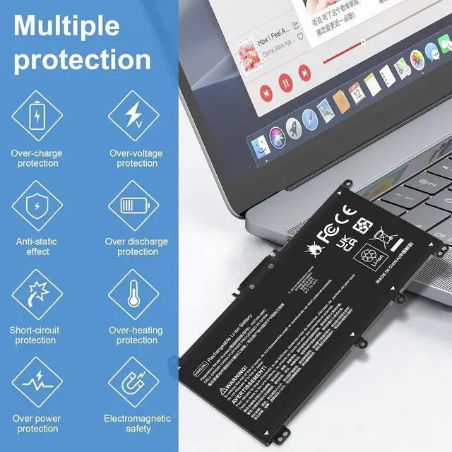 Alt view image 7 of 7 - HW03XL Laptop Battery for HP Pavilion 15-EG 15-EG1025CL 15-EG1053CL 15-EH 15-EH1254NG 17-CN 17-CN0065CL 17-CN0023DX 17-CN0053CL 15T-EG 15Z-EH 17-CP 17S-CU 17T-CN 17Z-CP Series L97300-005 HSTNN-IB90