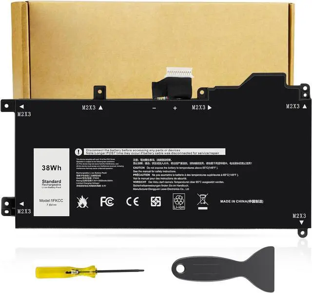 Main image of Futurebatt 1FKCC Laptop Battery Compatible with Dell Latitude 7200 7210 2-in-1 Series T04J T04J001 T04J002 T5H6P 09NTKM 9NTKM 0D9J00 D9J00 0KWWW4 KWWW4