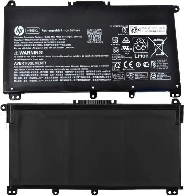 Alt view image 4 of 6 - HP HT03XL L11119-855 Laptop Battery for HP Pavilion 14-CE 14-CF 14-DF 15-CS 15-DA 15-DB 15-DW 17-by 17-CA HP 240 245 250 255 G7 340 348 G5 L11119-855 L11421-421 HSTNN-LB8M L11119-855