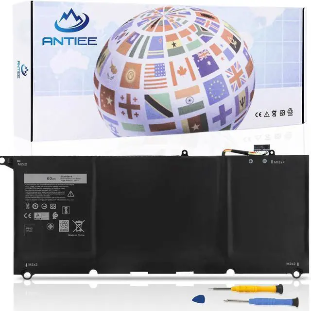 Main image of PW23Y 60Wh Laptop Battery Replacement for Dell XPS 13 9360 3-9360-D1605G 13-9360-D1605T 13-9360-D1505 13-9360-D1505G 13-9360-D1609 13-9360-D1609G 13-9360-D1705G 13-9360-D1805TG RNP72 0RNP72 0TP1GT