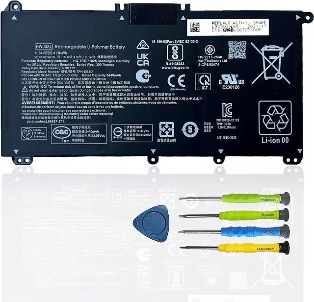 Main image of HW03XL L97300-005 Battery for HP Pavilion 15-eg0070wm 15-eh0050wm 15-eh0xxx 15-eg0xxx 17-cn0xxx Pavilion 15-EG 15-EH 15T-EG 15Z-EH 17-CN 17-CP Series for L97300-005 hp Battery