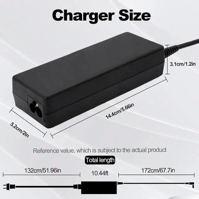 Alt view image 3 of 7 - Original 110W 15.6V 7.05A CF-AA5713A M2 Power Charger for Panasonic Toughbook CF-31 CF-53 CF-52 CF-19 CF-54 CF-33 CF-74 CF-AA5713A M1 Laptop AC Adapter with Power Cord 5.5 2.5mm