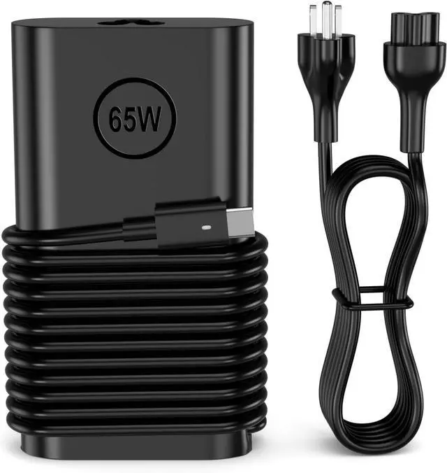 Main image of 65W 45Watt USB C Charger for Dell Laptop Charger Replacement Dell Latitude 5520 5420 5320 5430 7420 7390 7320 7400 Dell XPS 13 15 Chromebook 3100 Computer Fast Charging Type C Power Supply Cord