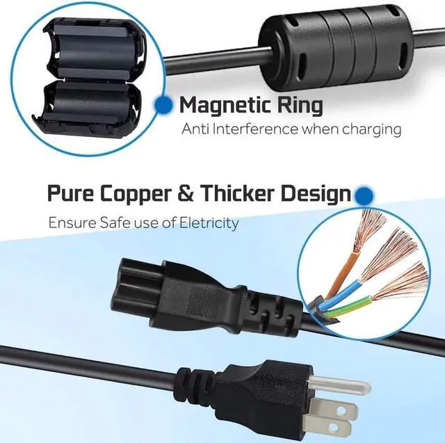 Alt view image 4 of 5 - 65W Laptop Charger for Acer Aspire 1 3 5 A515-44 A515-45 A515-46 A515-54 A515-54G A515-55 A515-56 A514-54;A315-24P A315-24PT A315-58 A315-59 A315-23 A314-23P 15 AG15-31P:A515-54G-54QQ A315-24P-R7VH